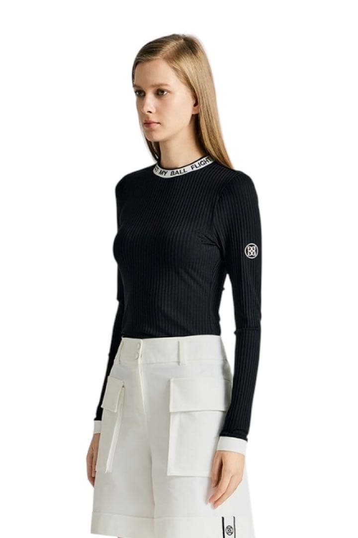 新品未使用☆新作☆G/FOREジーフォアレディースシャツ sizeSブラック