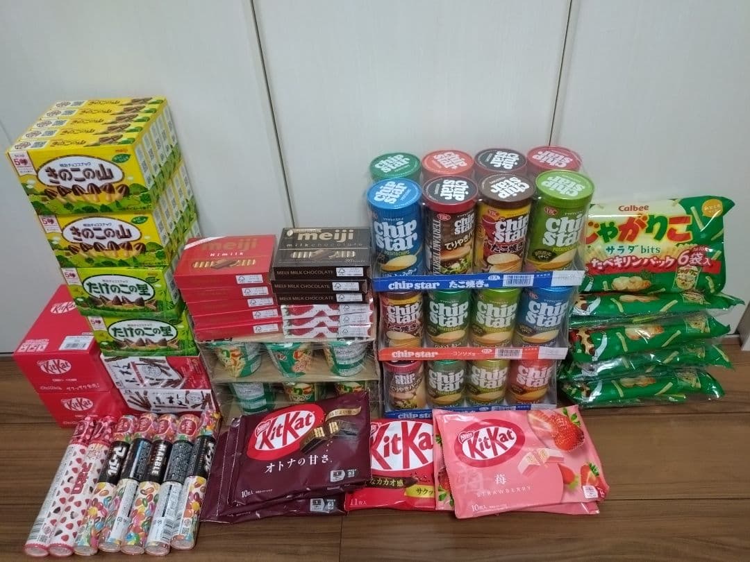 じゃがりこ＆ぷるんクー＆ポッキー詰め合わせ