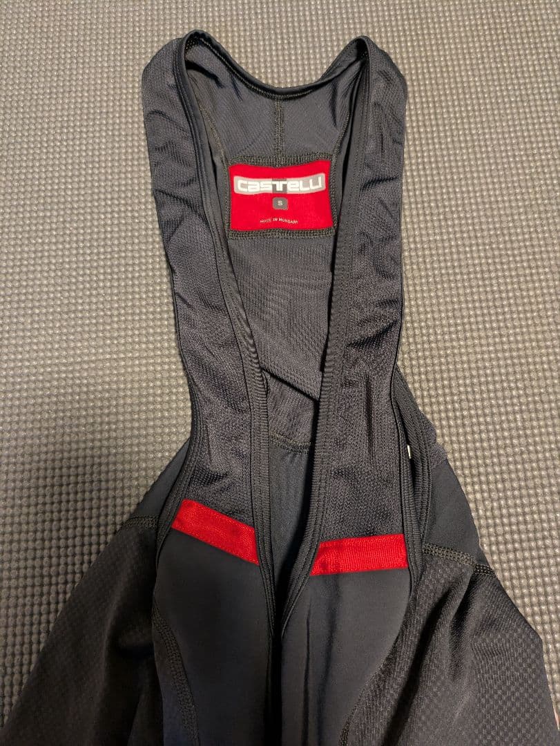 CASTELLI COMPETIZIONE BIBSHORT黒Sサイズ