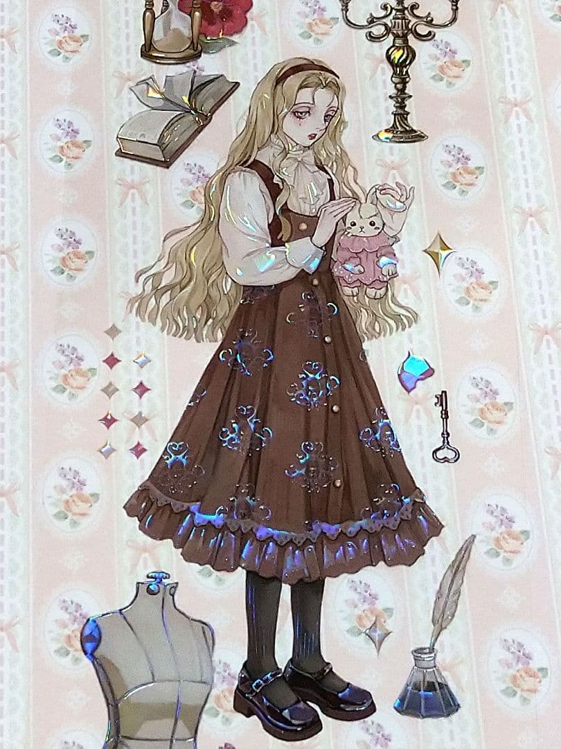 J1042＃邦尼(贝壳光)说出来愿望吧切り売り海外人物マステ女の子