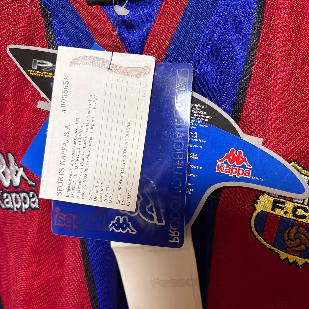 サッカーユニフォーム　FCバルセロナ 1997 長袖　Mサイズ　タグ付き