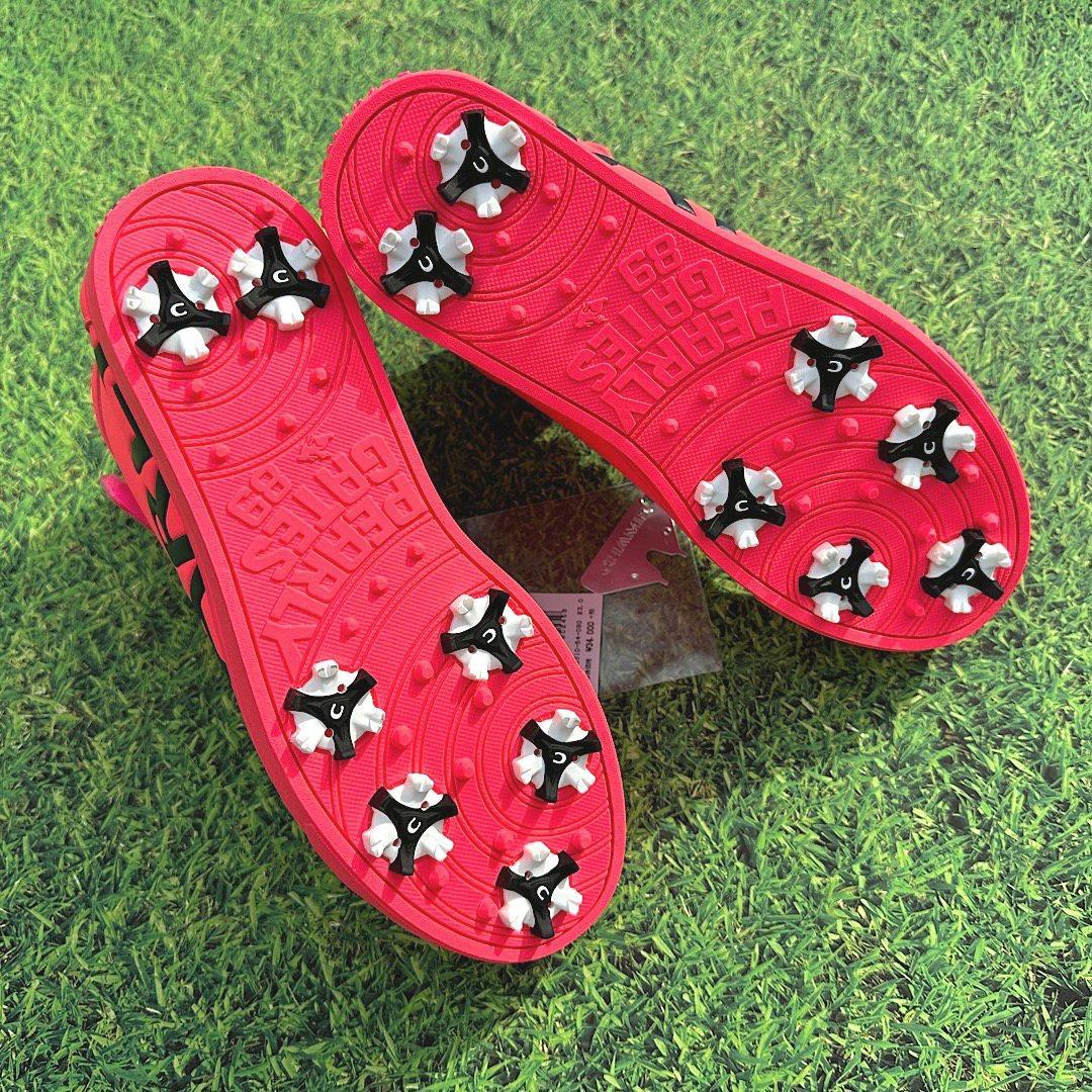 新品正規品 パーリーゲイツ 定価37400円 ゴルフシューズ ピンク 24.5