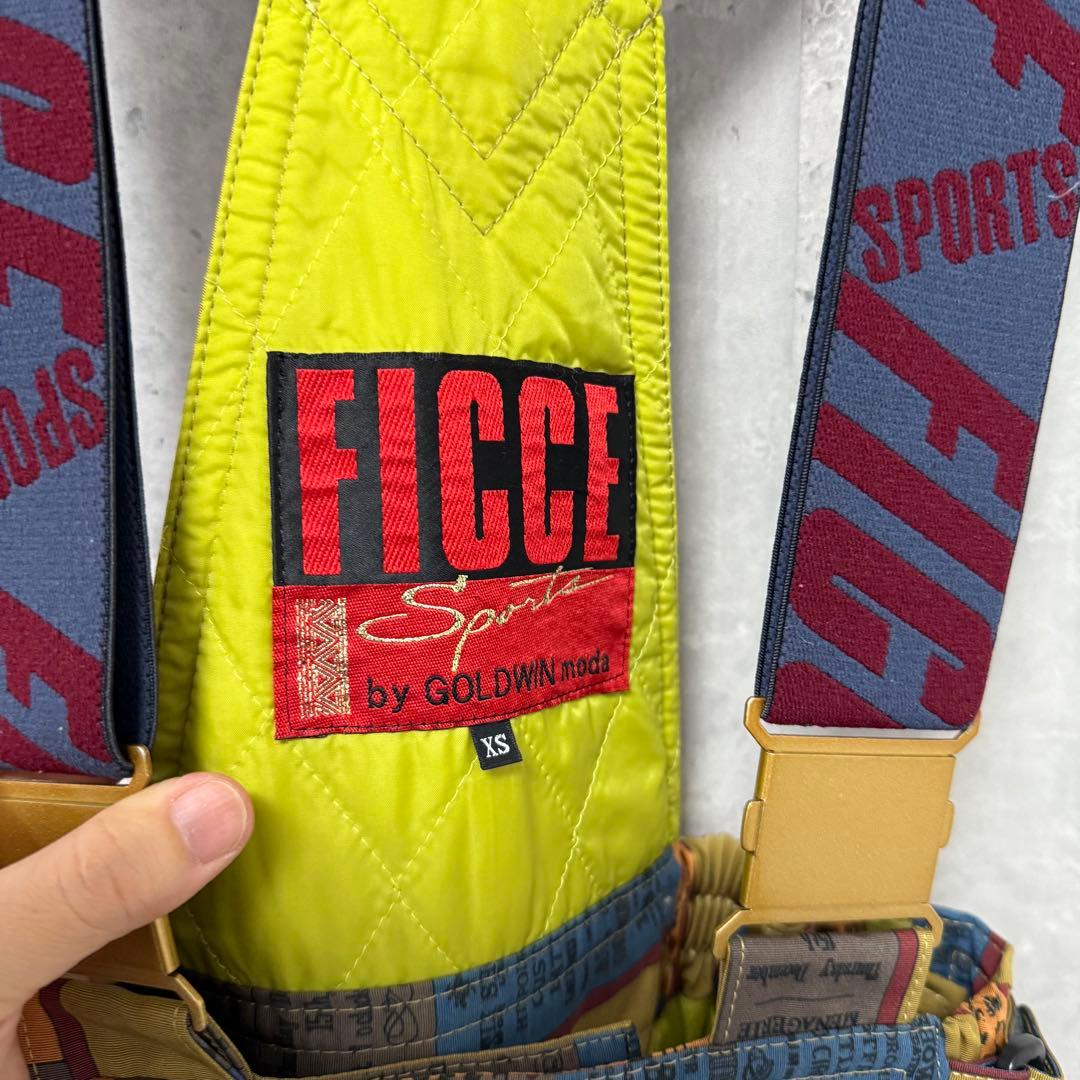 # FICCE フィッチェ　スキーウェア　パンツ　つなぎ　総柄　オシャレ