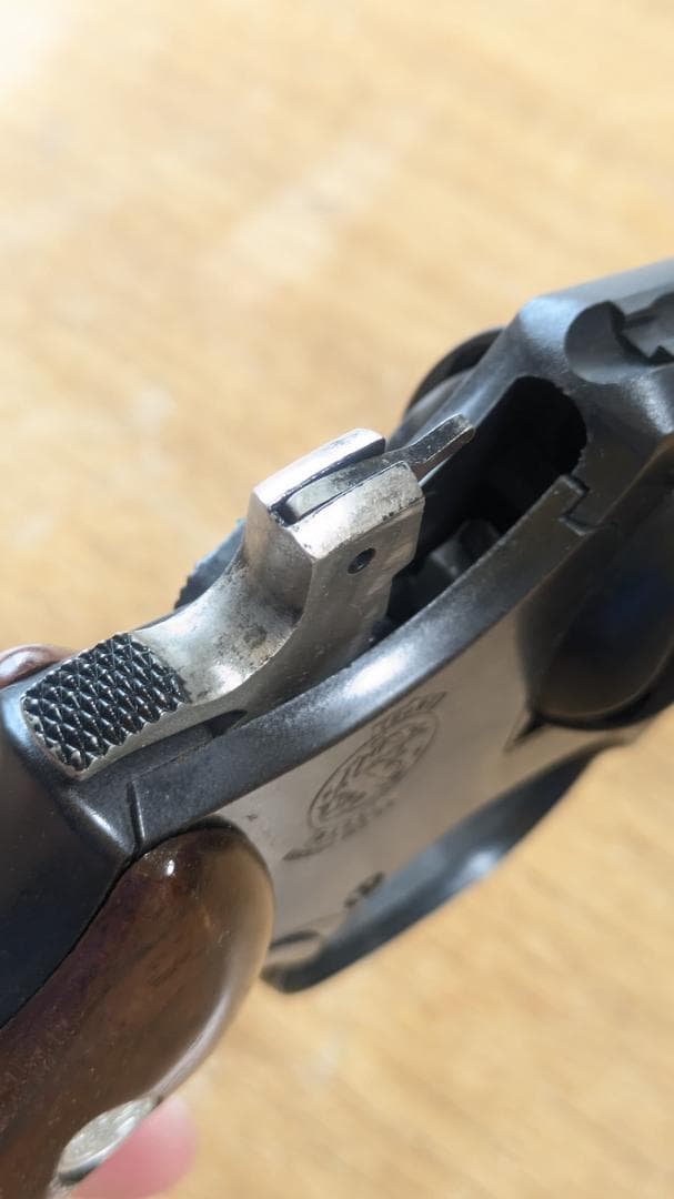 コクサイ　S&W M10 FBI SP HW モデルガン 限定木グリ