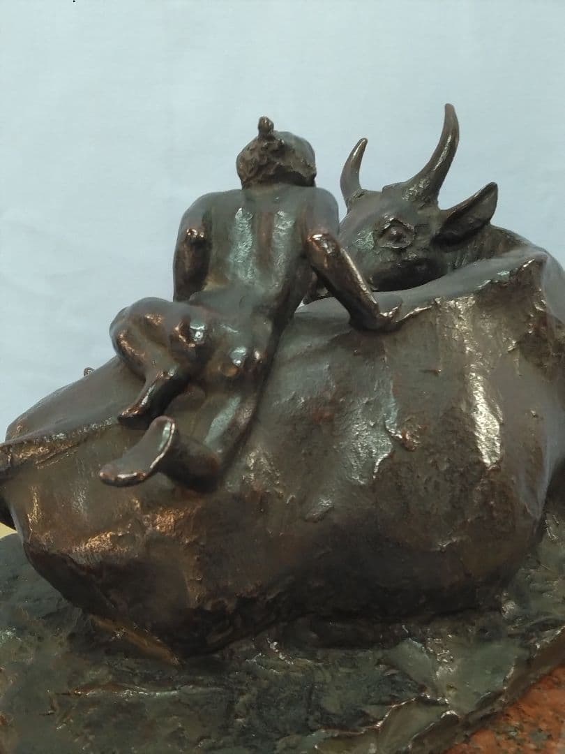 中村晋也　ブロンズ彫刻 　彫刻 文化勲章　日本芸術院会員　置物