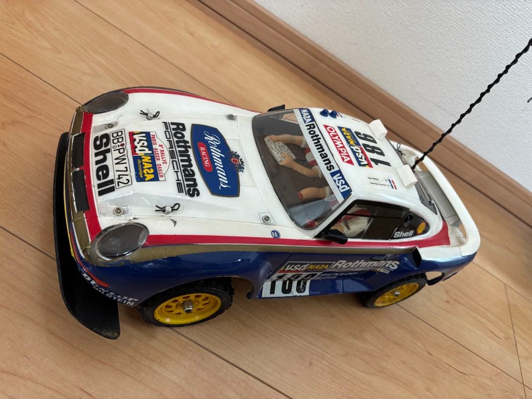 【当時物！テクニゴールドモーター付き！】タミヤ 1/12RC ポルシェ959！