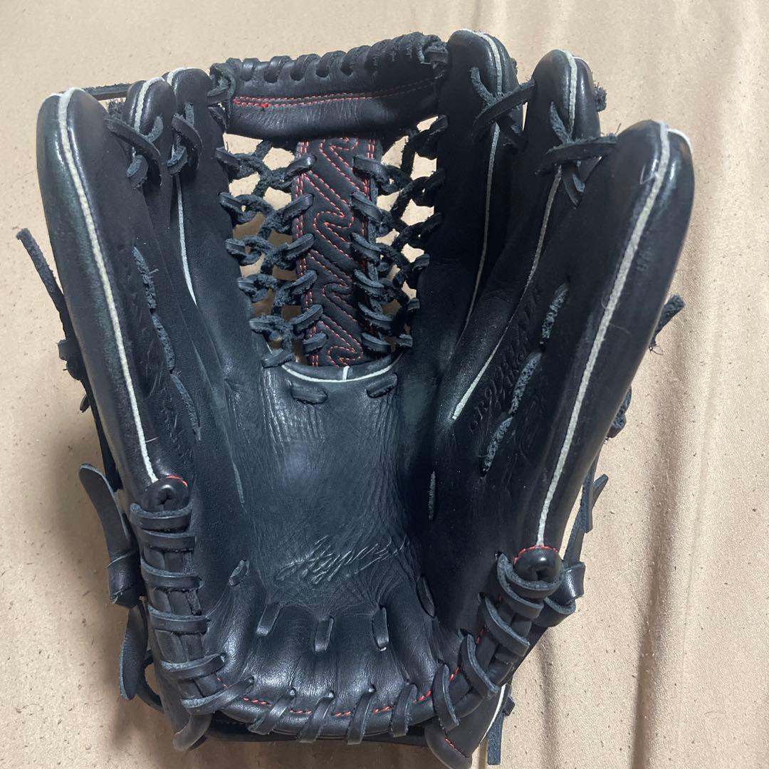 Rawlings 黒 軟式グローブ　両利き用