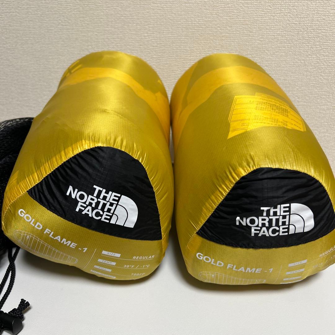 ゴールドフレイム NBR42403 ノースフェイス　シュラフ　寝袋　2個セット