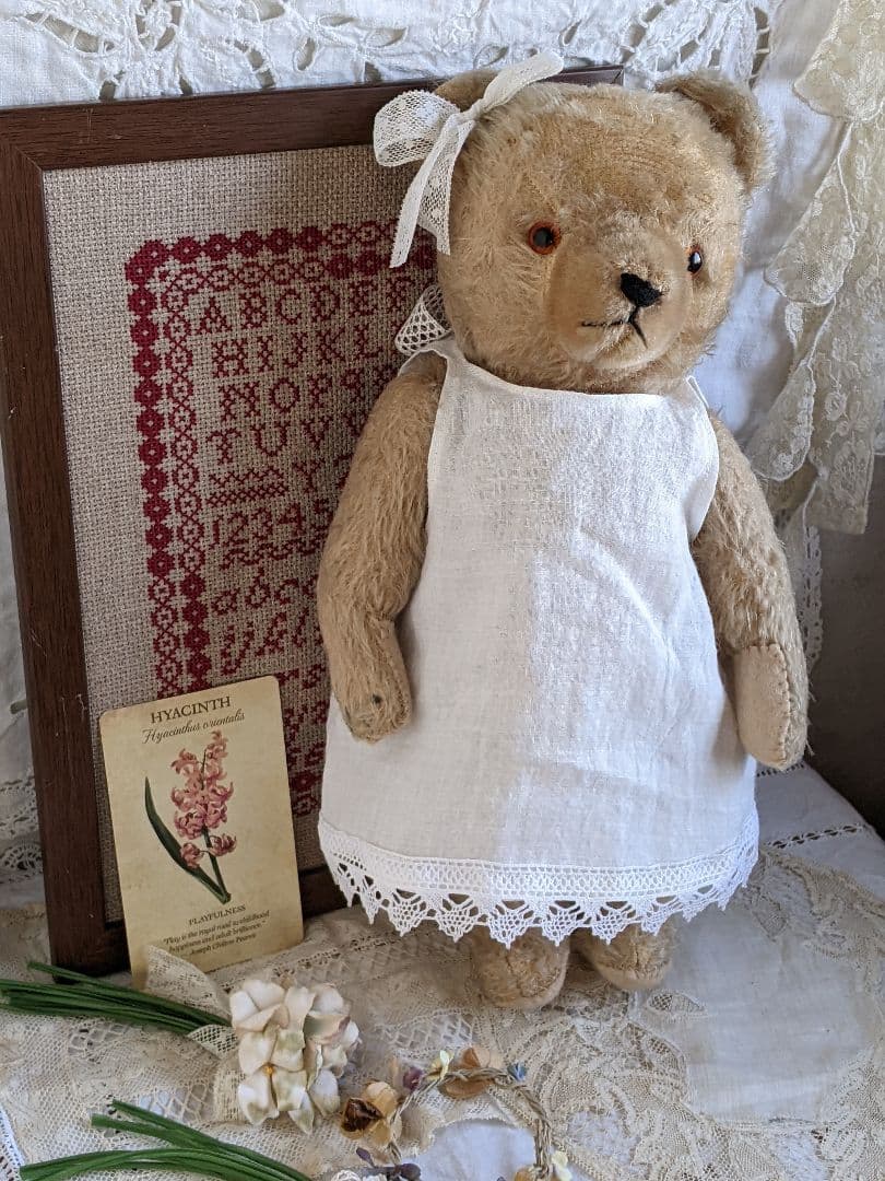 【s】アンティークベア　アンティークテディベア　ハーマン