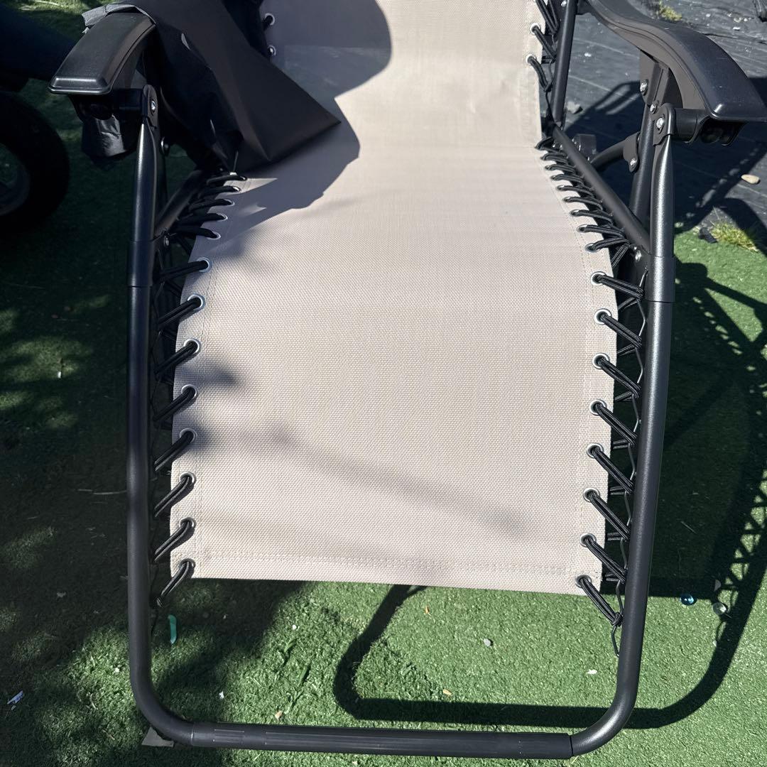 リクライニングチェア ベージュ