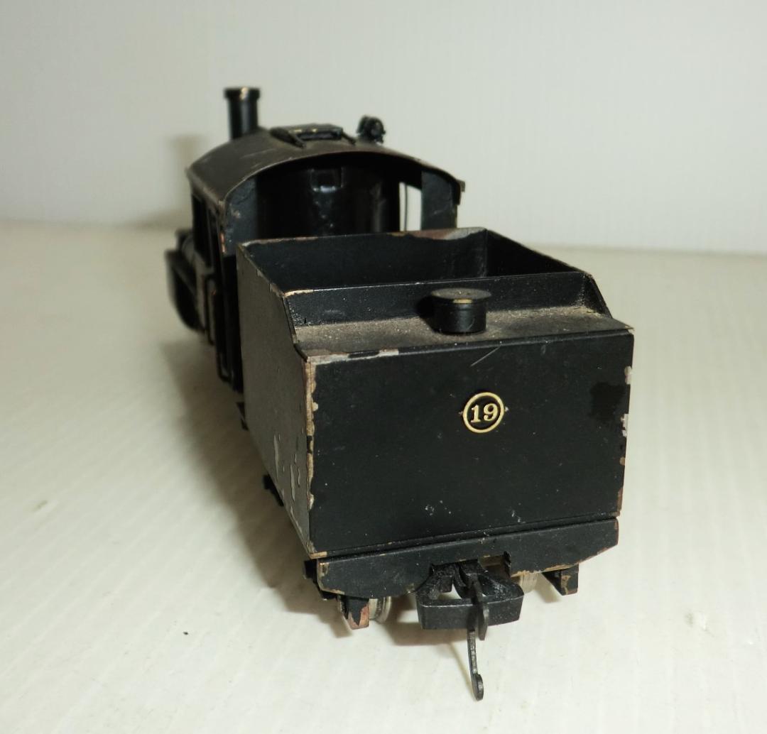 つぼみ堂 HOゲージ Bテンダー蒸気機関車と貨車4種4両 積荷付 外観ジャンク