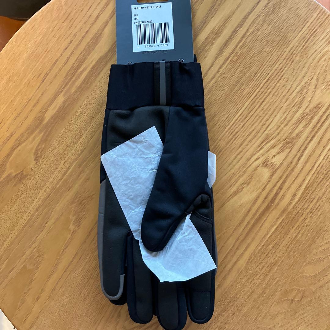 新品未使用ラファ Pro Team Winter Gloves ブラック L