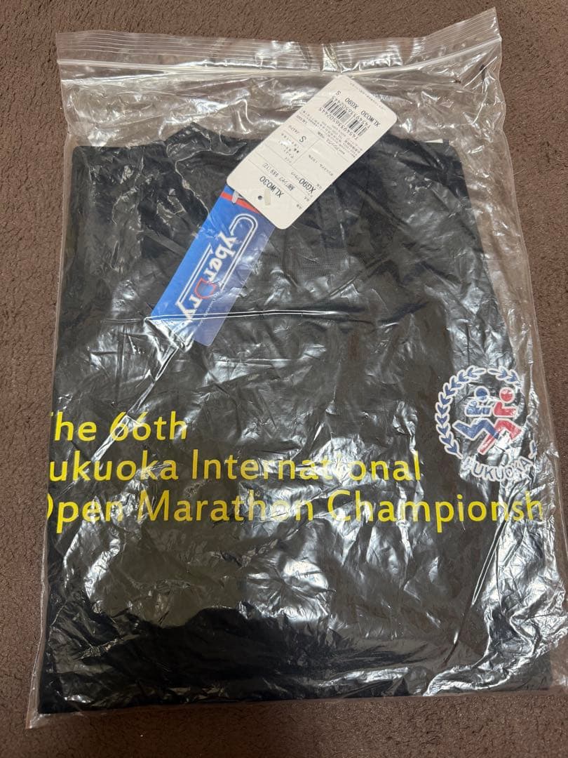 asics/福岡国際マラソン参加者限定長袖シャツ/Sサイズ