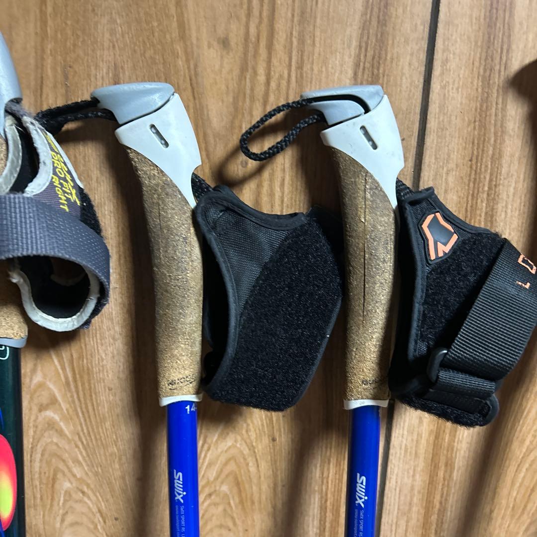 Swix クロスカントリースキー用ストック 3セット