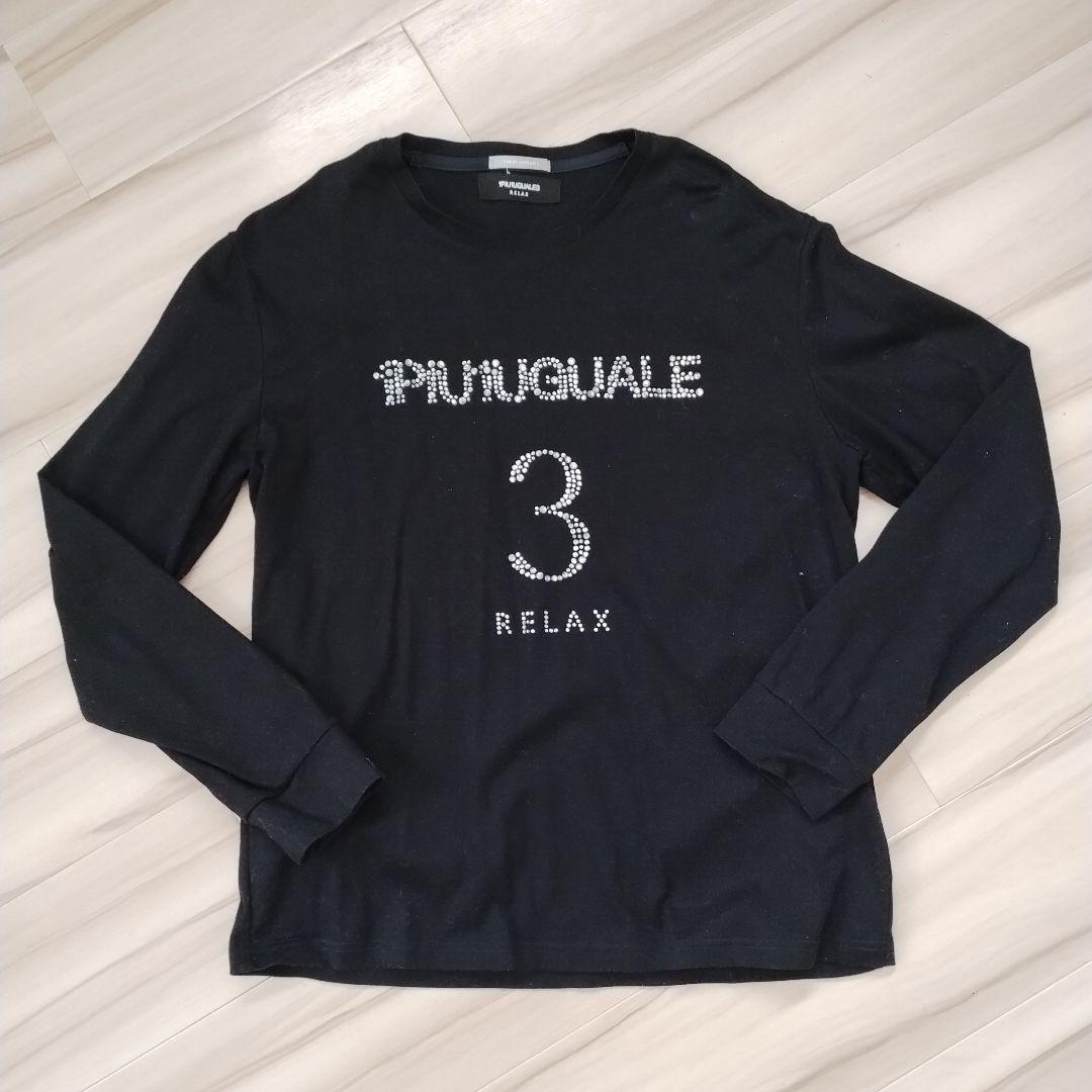 ウノピュウノウグァーレトレリラックス　ロンT　ゴルフ　トップス　LL　美品　黒