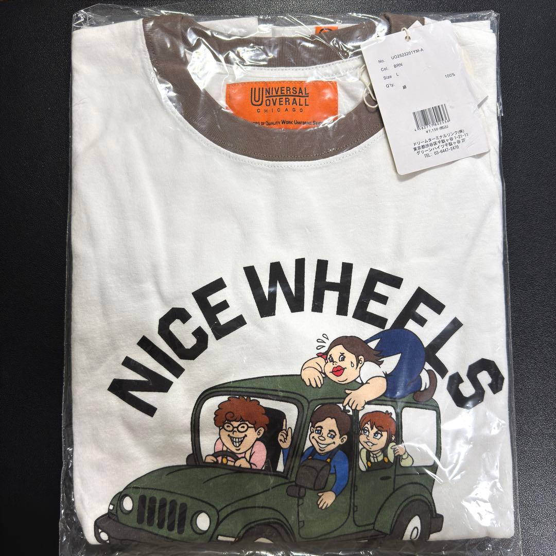 マユリカ 紅しょうが UNIVERSAL OVERALL コラボ Tシャツ L