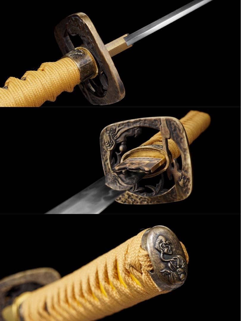 猛虎 刀装具 日本刀 武具 鑑賞刀 居合刀 模造刀 舞踊刀