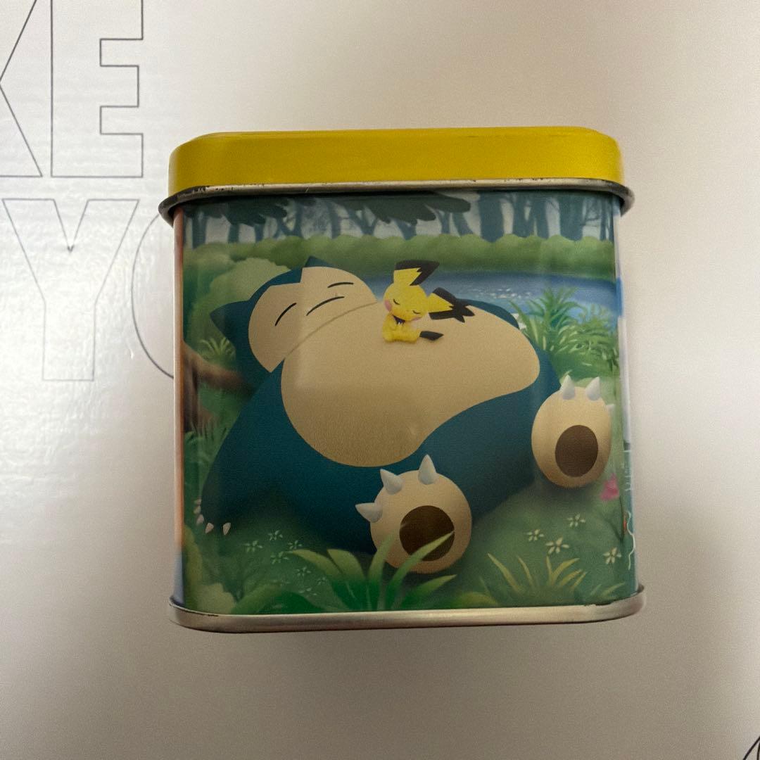 【激レア】ポケモンクッキー缶 うたたね ギザみみピチュー 空き缶