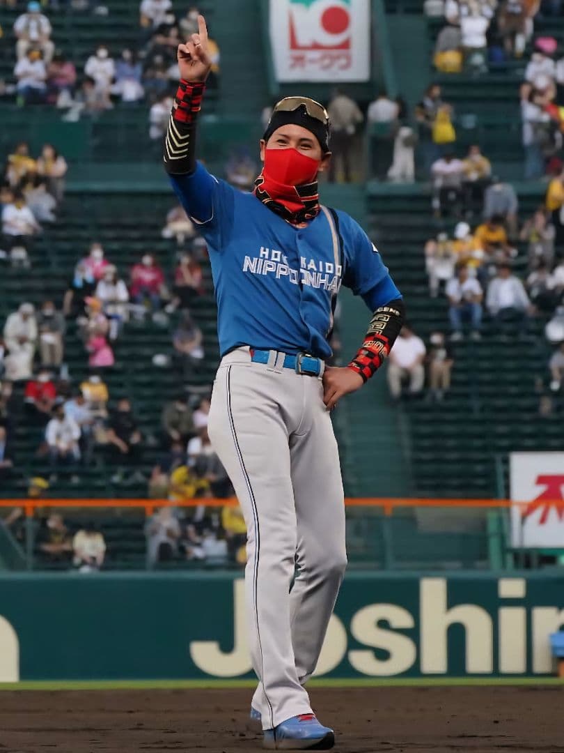 新庄剛志1★北海道日本ハムファイターズ★ビジターユニフォーム★Lサイズ