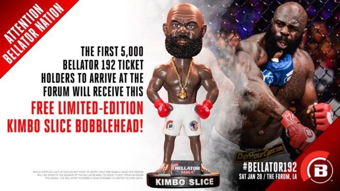 〈非売品〉 キンボ・スライス BELLATOR MMA 首振りフィギュア UFC