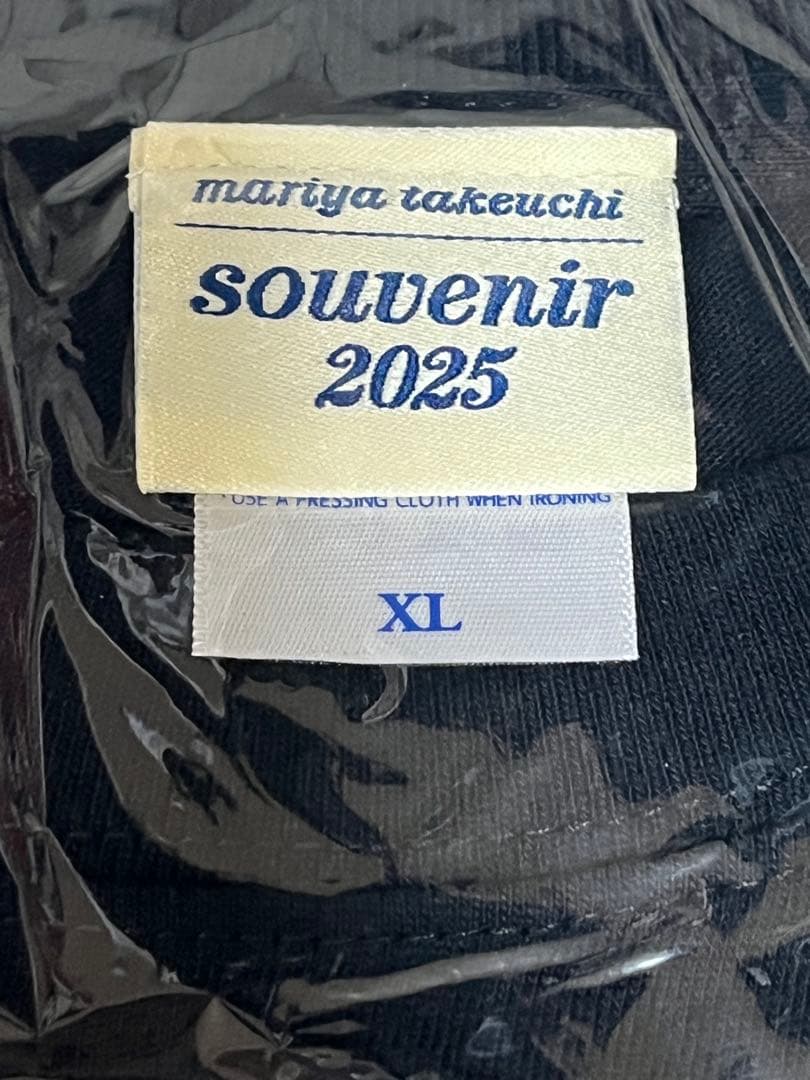 竹内まりや souvenir2025 XL まりや ライブTシャツ黒 オマケ