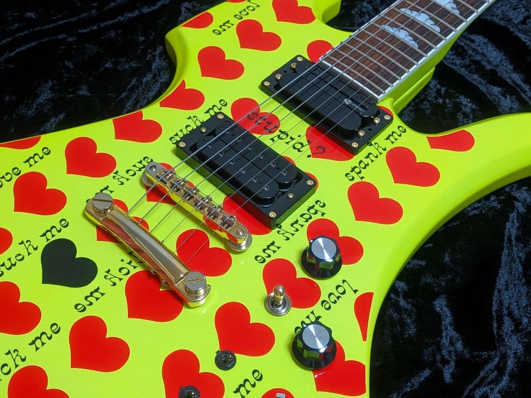 フェルナンデス MG-145S カスタマイズ グリーンハート モッキンバード