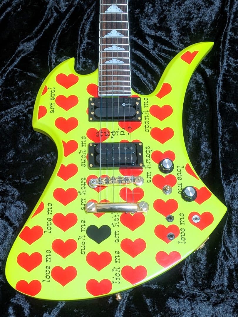 フェルナンデス MG-145S カスタマイズ グリーンハート モッキンバード