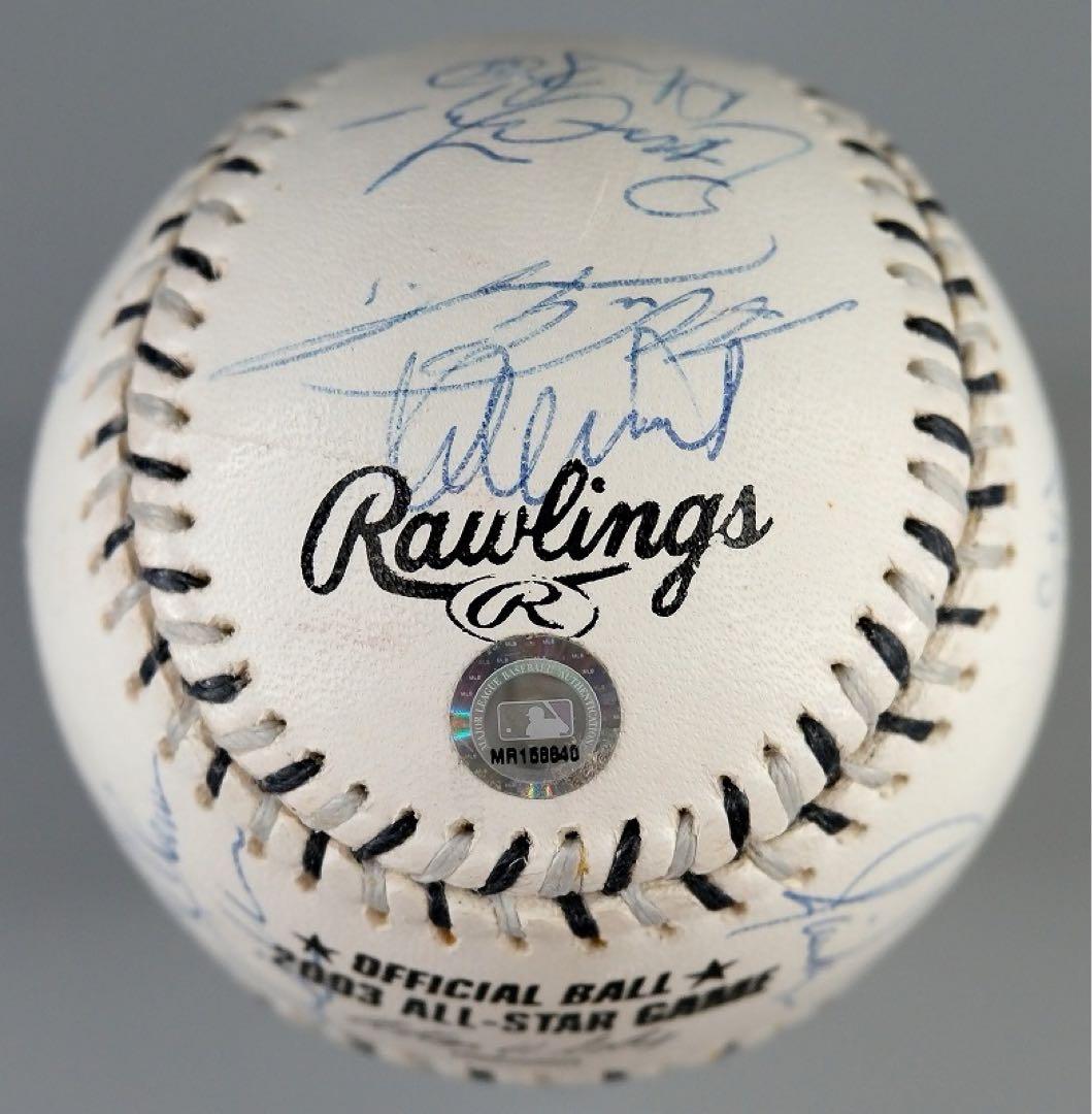 イチロー他22名 03年オールスターチーム 直筆サインボール（PSA）/大谷翔平