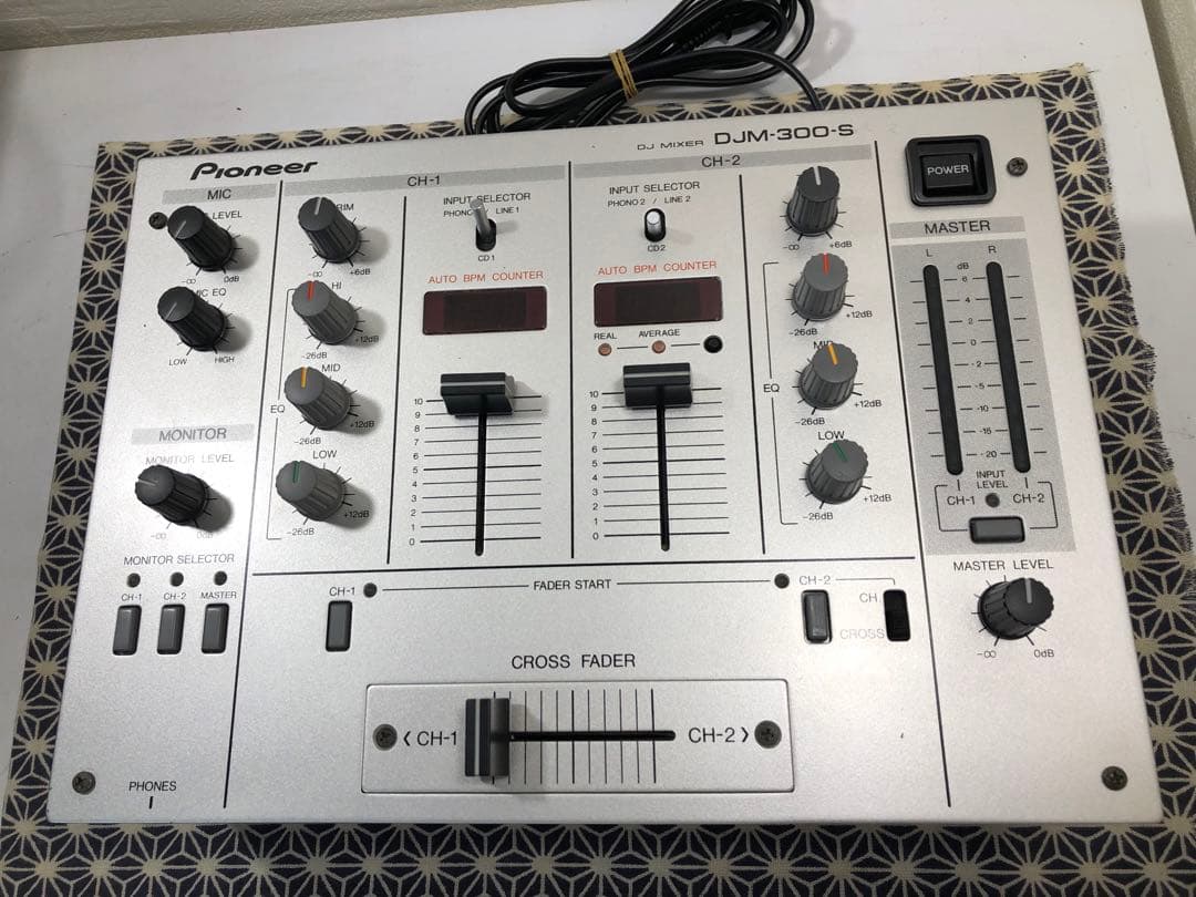 pioneer dj パイオニア　DJM-300 銀 フェーダーメンテナンス
