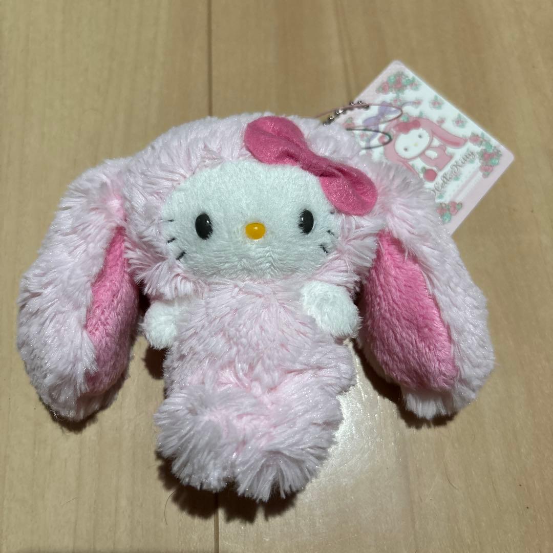 希少レアタグ付き2011ロップイヤーキティちゃんぬいぐるみ当時物00sうさぎ