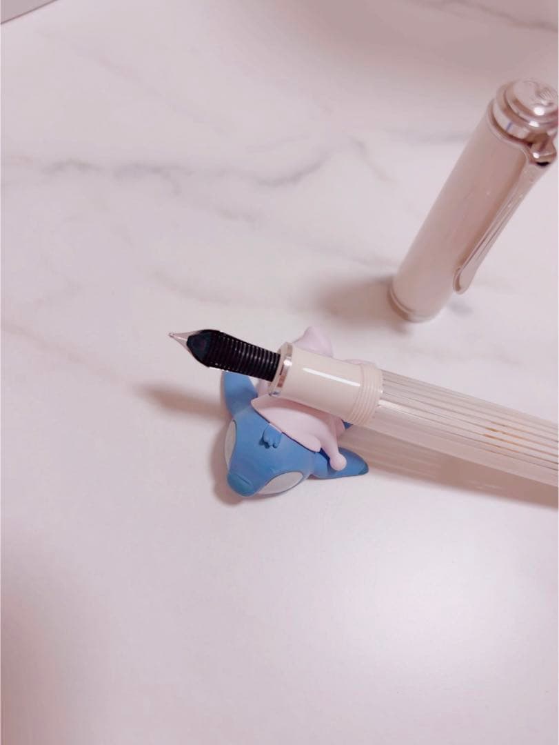 ペリカン　スーべレーンM605ホワイトストライプ　細字