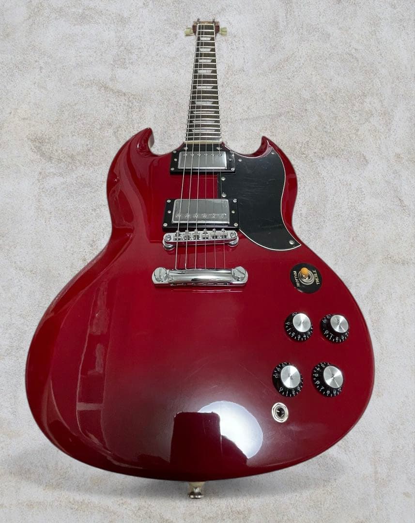 (新品同様) Tokai SG43 エレキギター cherry色