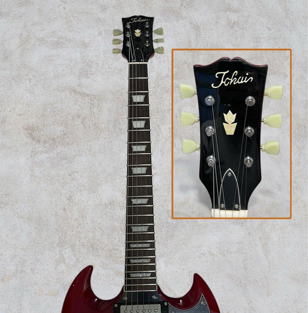 (新品同様) Tokai SG43 エレキギター cherry色