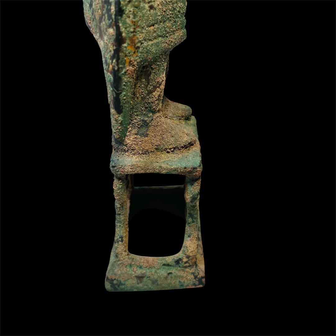 中国古玩 三星堆 青銅人物像 銅製 銅器 骨董品 時代品 美術品