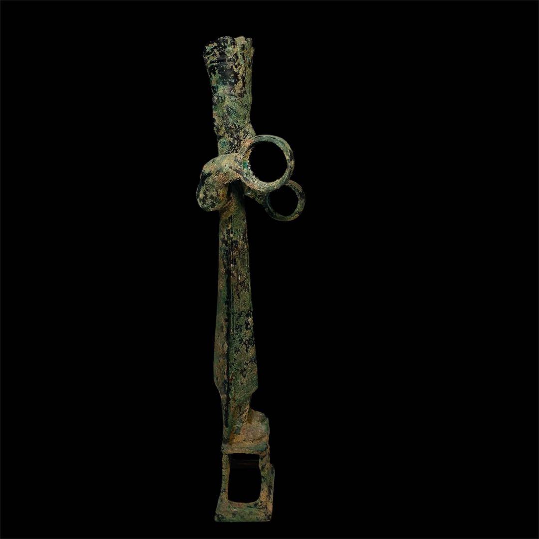 中国古玩 三星堆 青銅人物像 銅製 銅器 骨董品 時代品 美術品