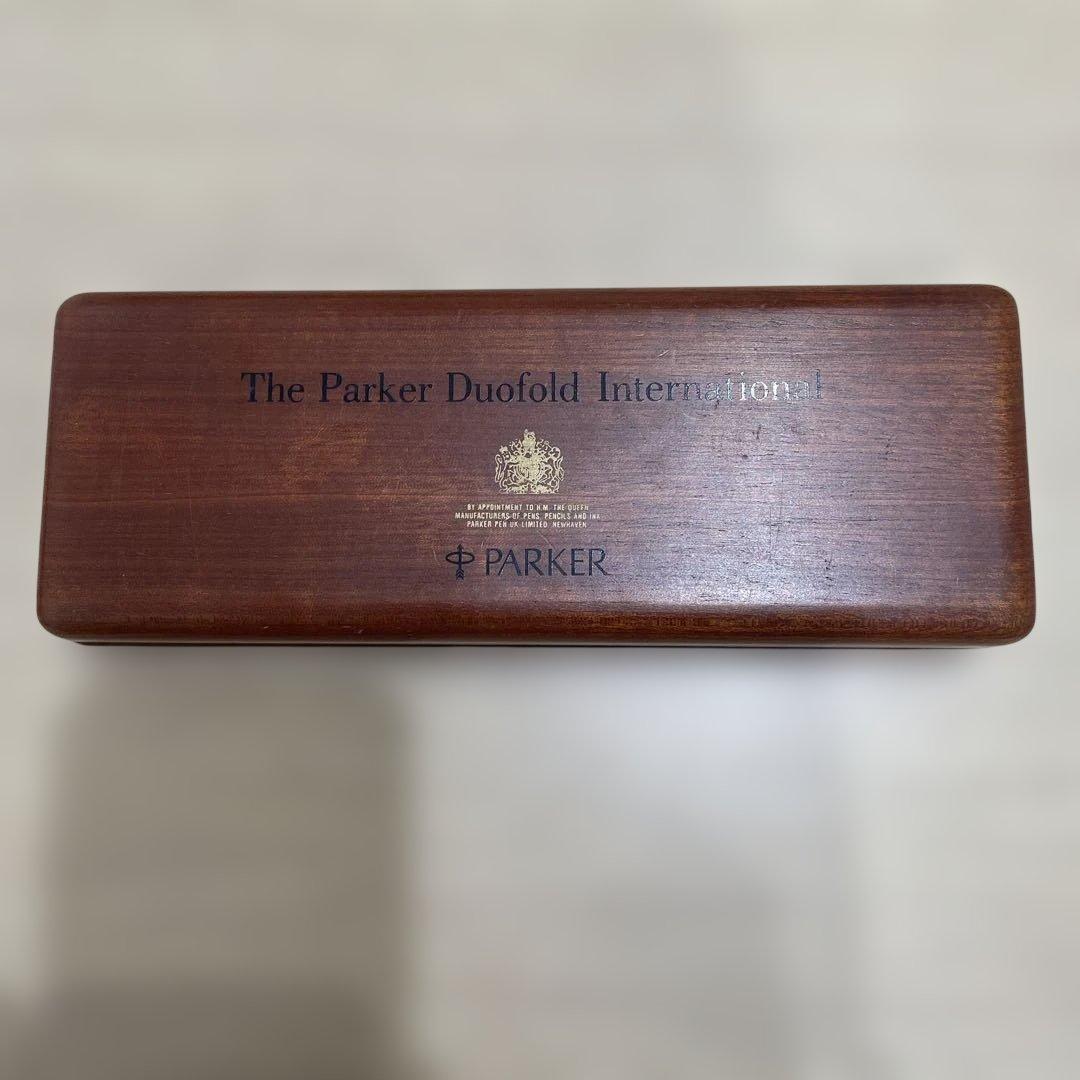 Parker ブラック 万年筆 ウッドケース付き