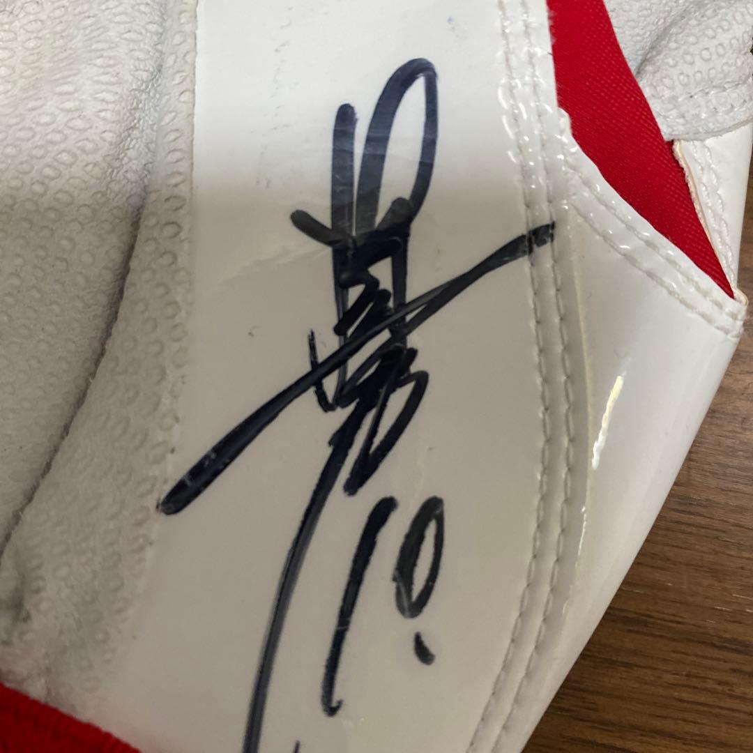 バッディング手袋　阿部慎之助サイン入り