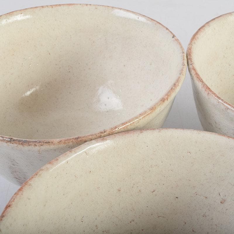 茶道具　萩焼　一立窯　浦裕作　萩茶碗　五客　共箱　V　8896