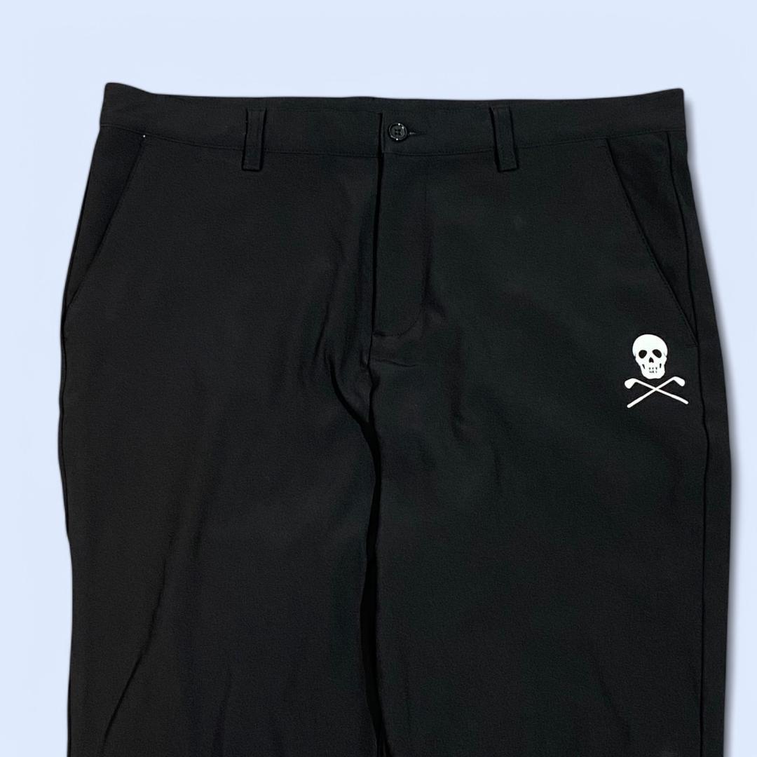 【韓国モデル】MARK＆LONA 裏起毛 パンツ ブラック 34 ゴルフ