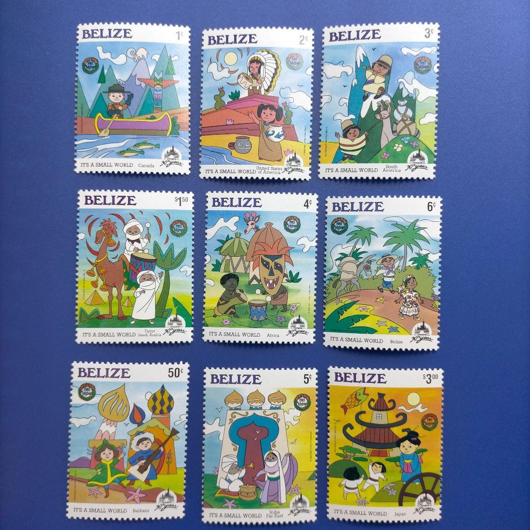 4470 外国切手 ベリーズ 1985年 クリスマス ディズニー30周年記念