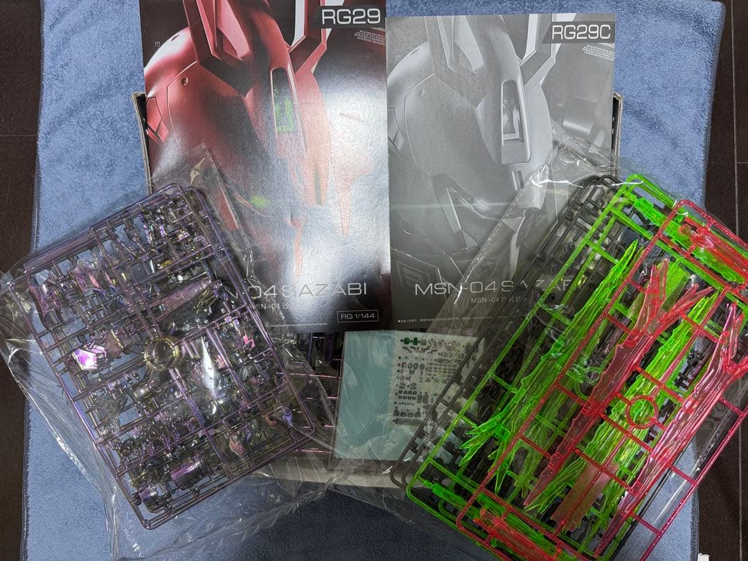 未組立 海外製 RG29G SAZABI FF レインボークリアメッキVer.