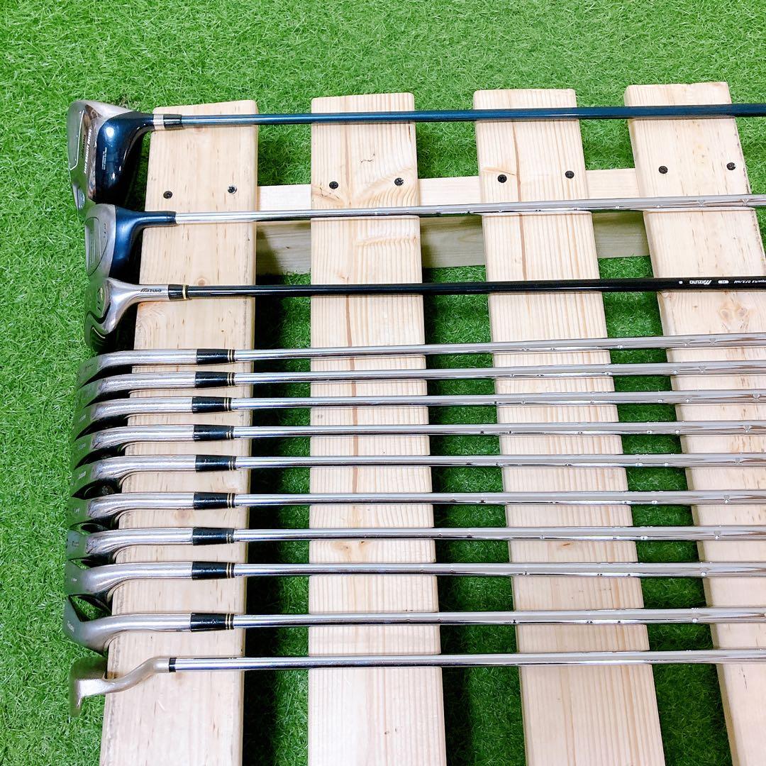 M3.ミズノ　初心者オススメ　メンズセット　ゴルフクラブ　右利き　13本