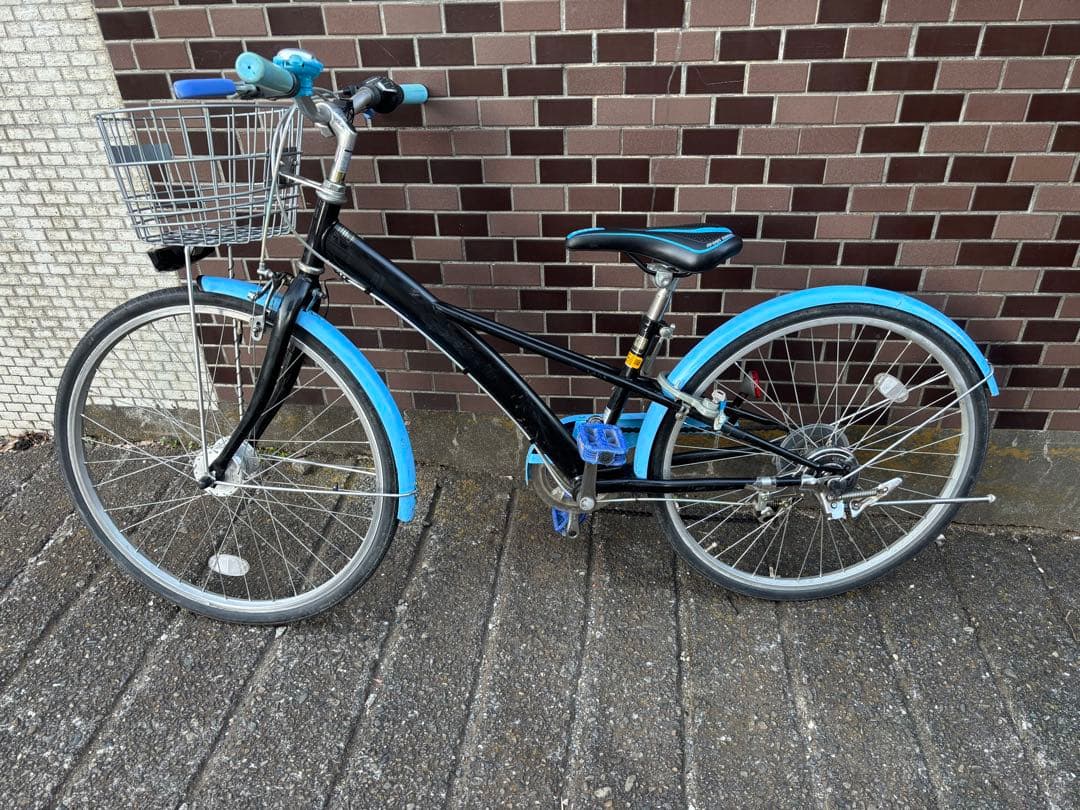 【引取のみ】24インチ子供用自転車　オートライト/変速機付き