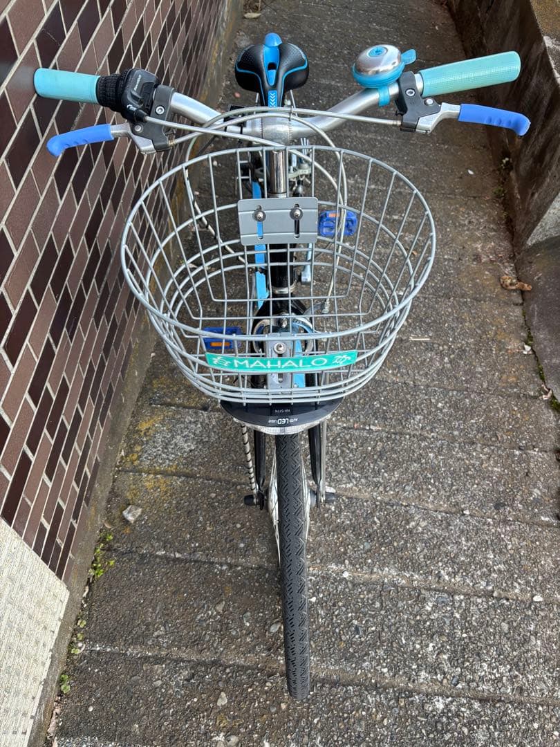 【引取のみ】24インチ子供用自転車　オートライト/変速機付き