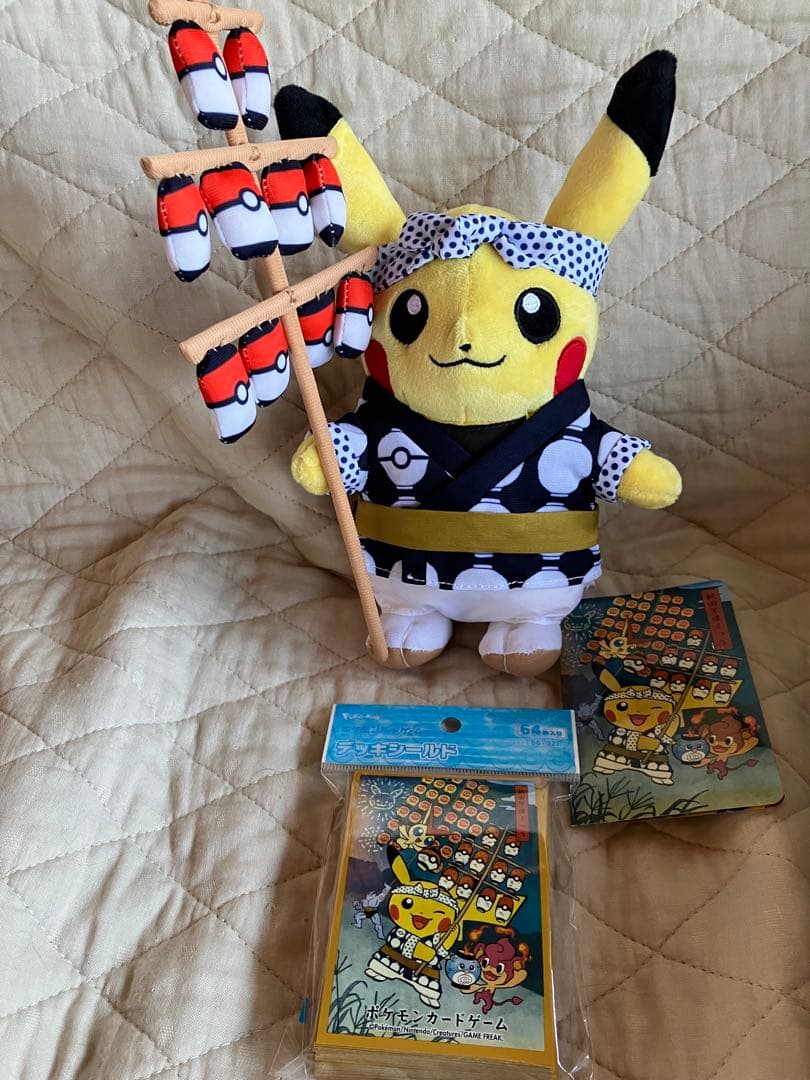 【東北限定】ポケモン『ぬいぐるみ（6種）』＆『デッキシールド（6種）』セット販売