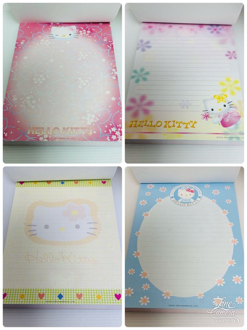 シール　24柄　大判メモ　エンジェル　ハローキティ　メモ帳　平成レトロ　サンリオ