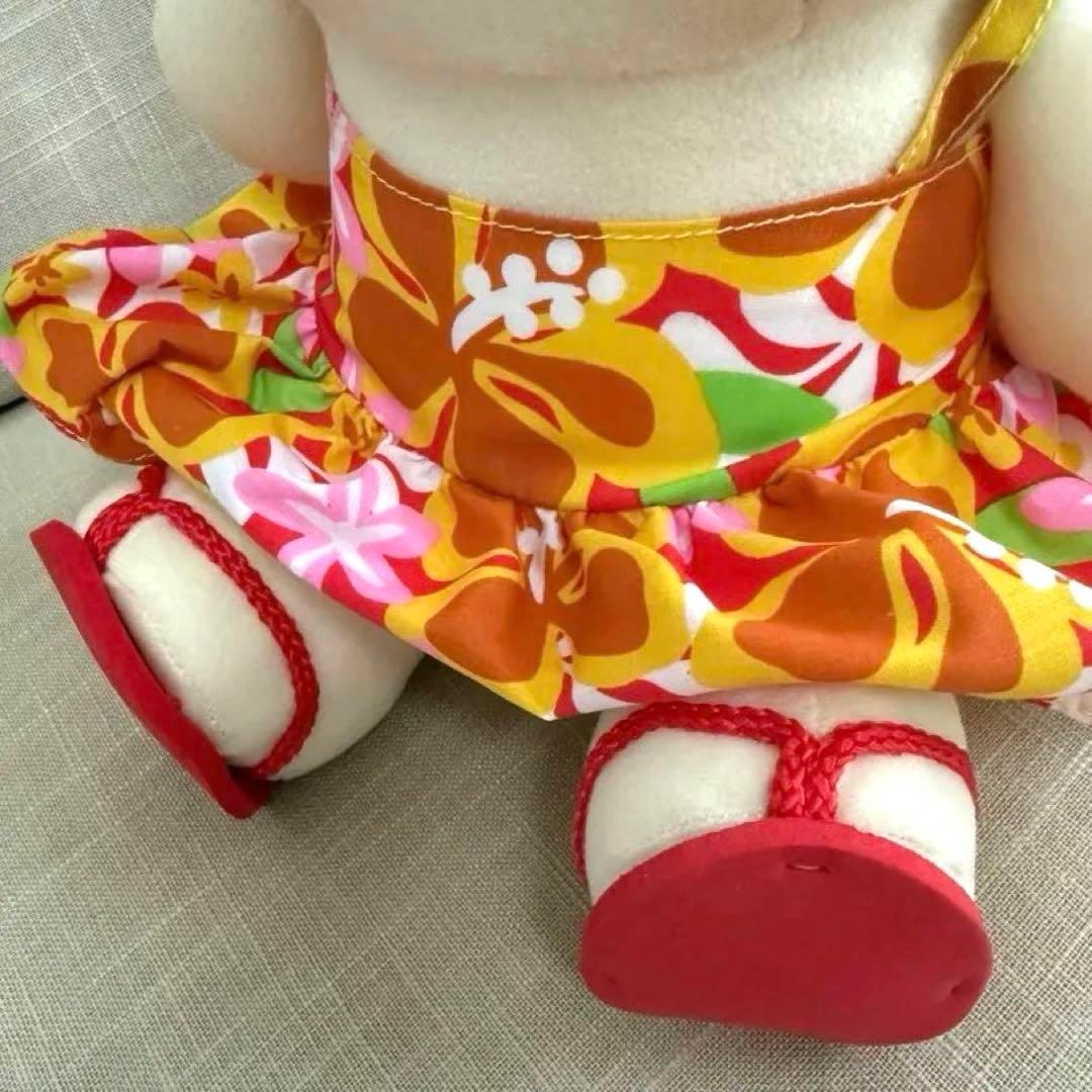 ハローキティ アロハ ビーチ日焼け姿 ぬいぐるみ　新品タグ付き 2004年