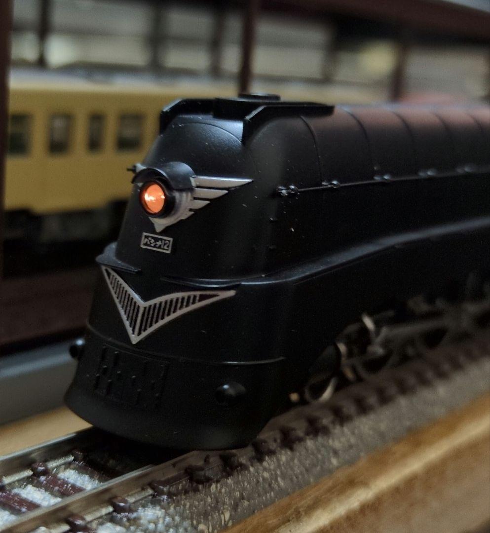 鉄道模型 満州鉄道 パシナ12 燈火管制改造 あじあ号 8両セット