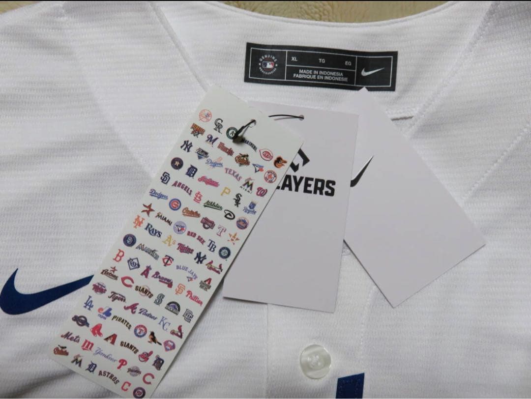 新品未使用MLB公式品 本物 正規品 大谷翔平 ユニ ドジャース Lサイズ
