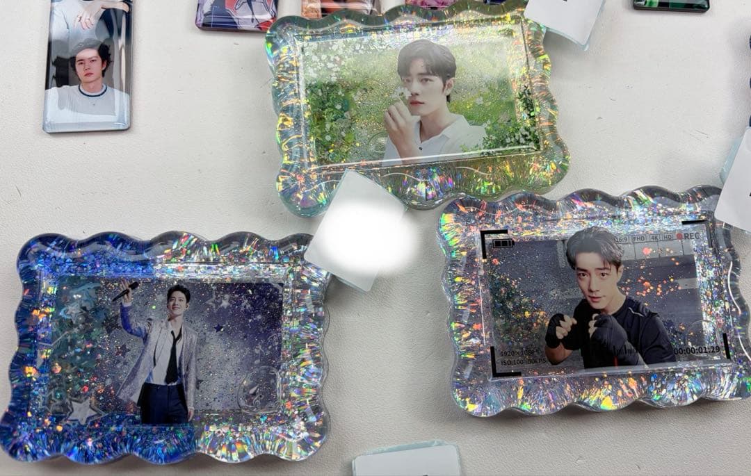 肖戦 王一博 新作 流砂レジンパネル 8点セット❣️確認用❣️0113